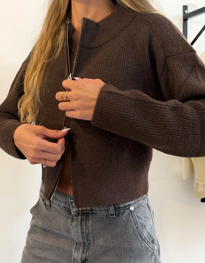CARDIGAN CHOCO