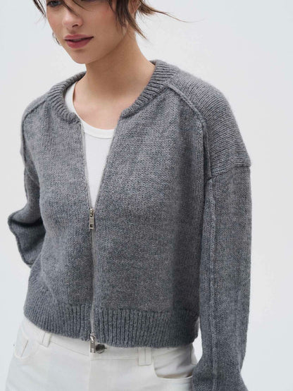 CARDIGAN RAIN GRIS