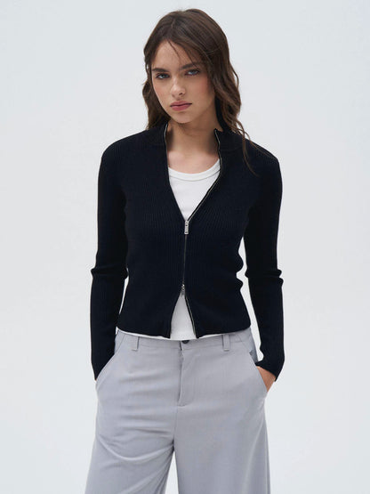 CARDIGAN 2 CIERRES NEGRO
