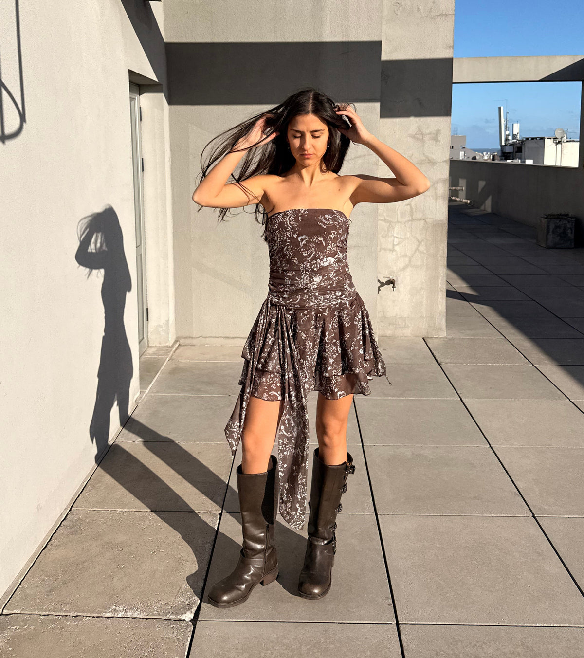 VESTIDO SUGAR BROWN