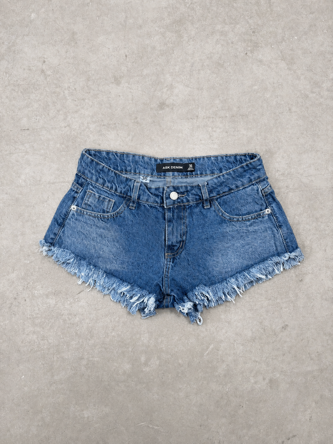 SHORT MEGA AZUL (tiro bajo)