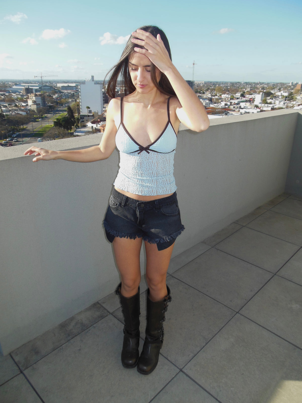 TOP DOLLHOUSE BABY BLUE