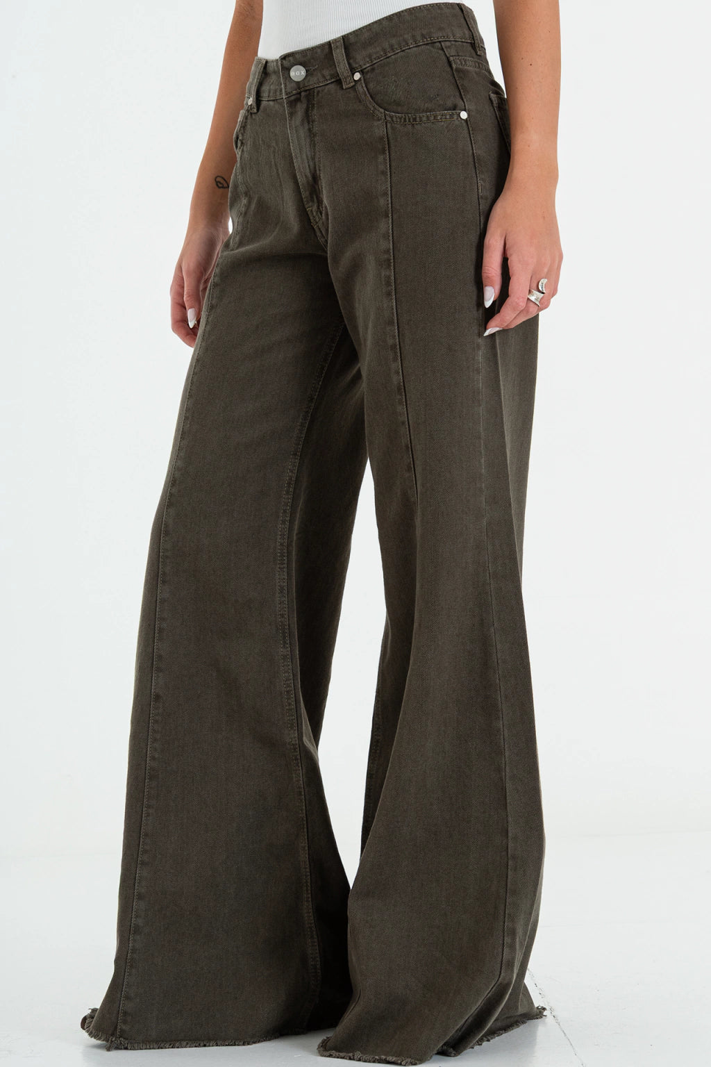 JEAN FLARE OLIVE