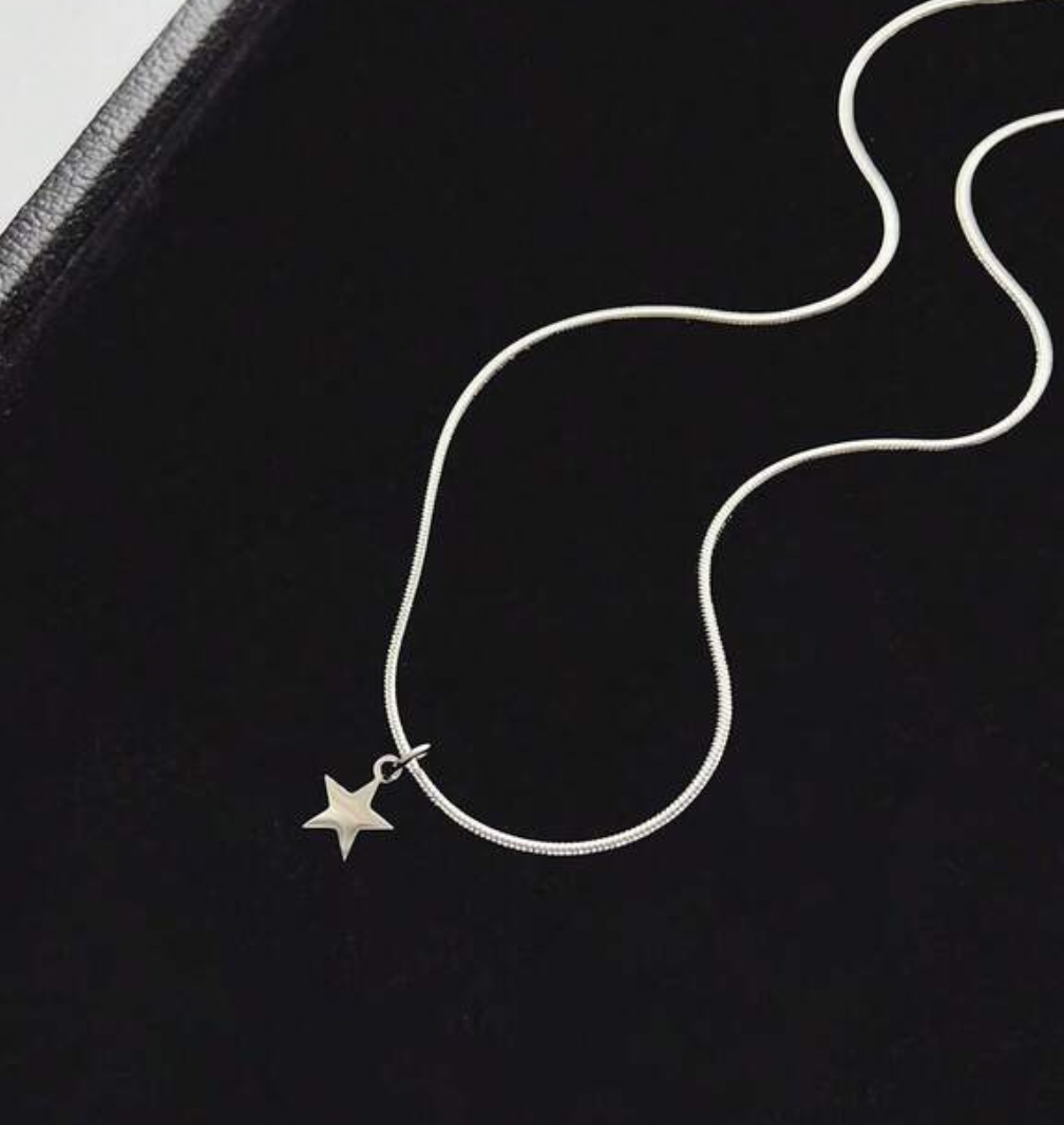 COLLAR MINI STAR ACERO